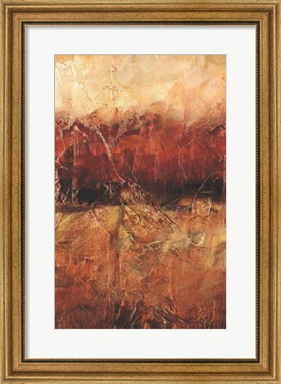 Framed Autumn Horizon I Print