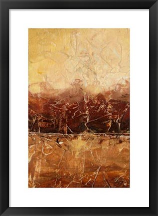 Framed Autumn Horizon II Print