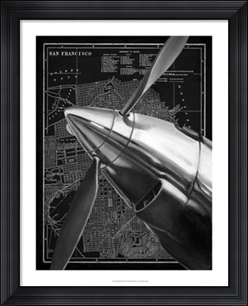 Framed Vintage Plane II Print