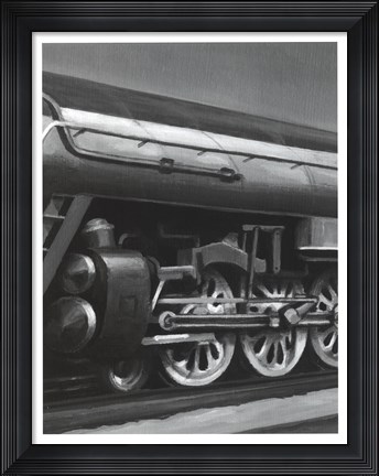 Framed Vintage Locomotive II Print