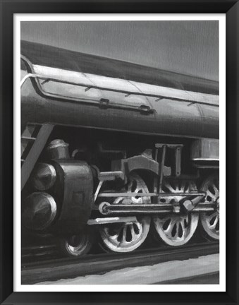 Framed Vintage Locomotive II Print