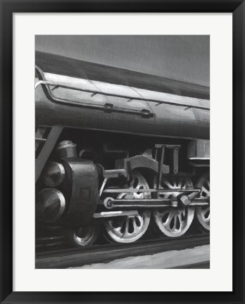 Framed Vintage Locomotive II Print