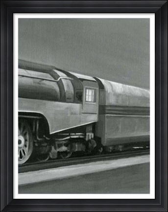 Framed Vintage Locomotive III Print