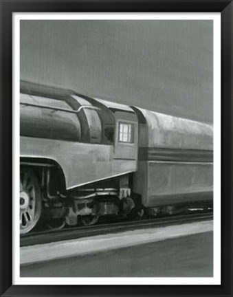 Framed Vintage Locomotive III Print