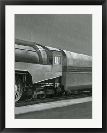 Framed Vintage Locomotive III Print