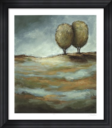 Framed Walking in the Rain Print