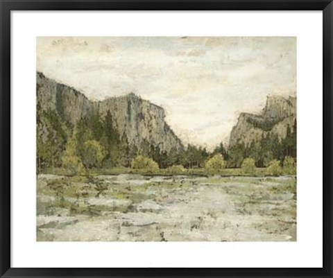 Framed Western Landscape II Print