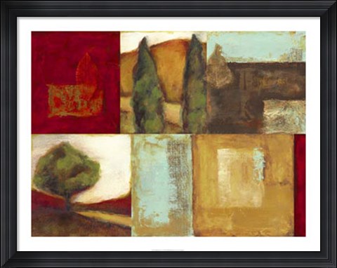 Framed Bright Horizons I Print