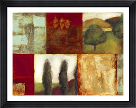 Framed Bright Horizons II Print