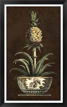 Framed Potted Pineapple II Print