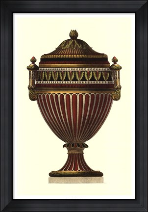 Framed Empire Urn II Print