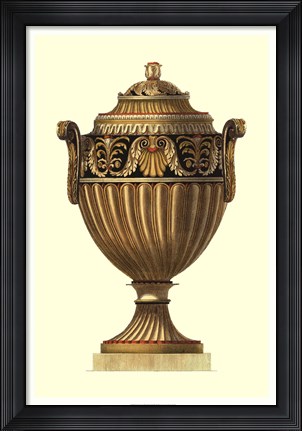 Framed Empire Urn III Print