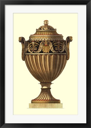 Framed Empire Urn III Print