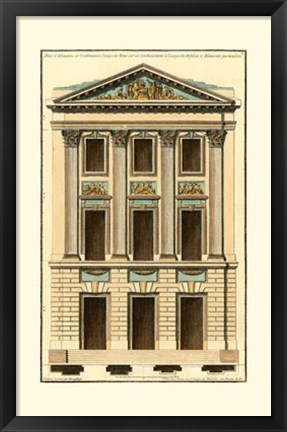 Framed Architectural Facade I Print