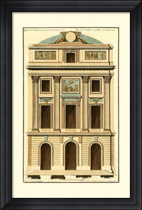 Framed Architectural Facade II Print