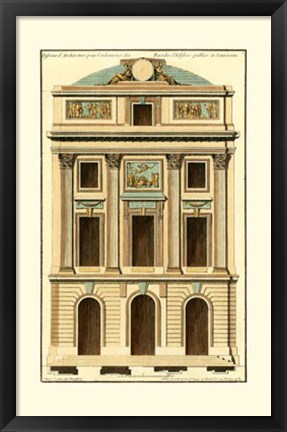 Framed Architectural Facade II Print