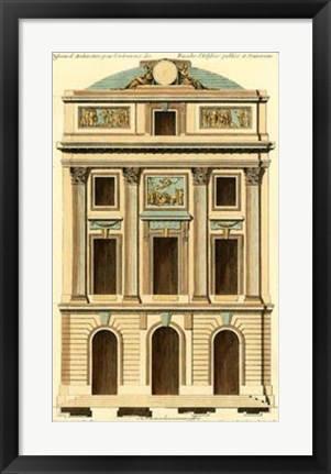 Framed Architectural Facade II Print