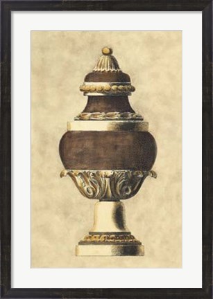 Framed Vintage Urn II Print