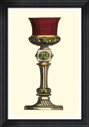 Framed De La Fosse Goblet I Print