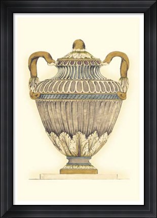 Framed Dusty Urn Sketch I Print