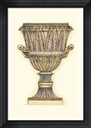 Framed Dusty Urn Sketch II Print