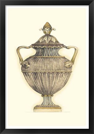 Framed Dusty Urn Sketch IV Print