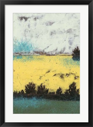 Framed Hedges I Print