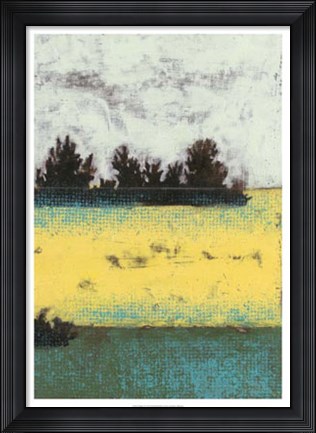 Framed Hedges II Print