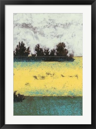 Framed Hedges II Print