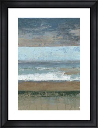 Framed Coastal Abstract I Print