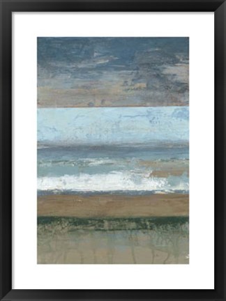 Framed Coastal Abstract I Print