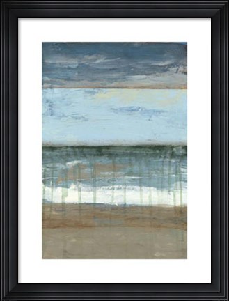 Framed Coastal Abstract II Print