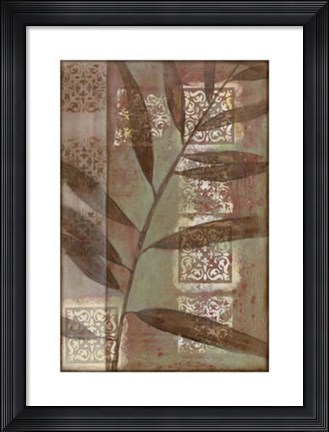 Framed Moroccan Palm I Print