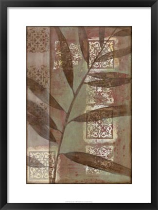 Framed Moroccan Palm I Print