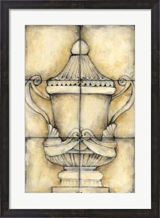 Framed Ceramic Urn II Print