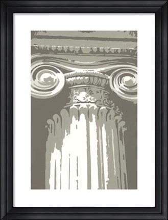 Framed Ionic Order Print