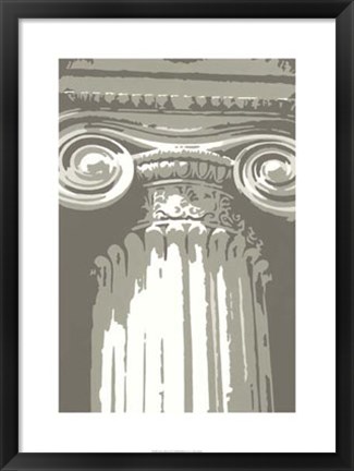 Framed Ionic Order Print