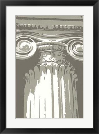 Framed Ionic Order Print
