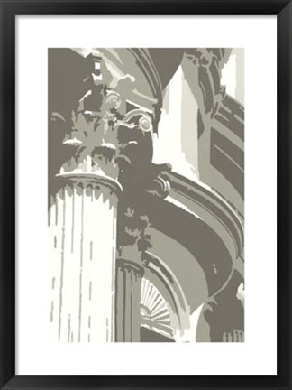 Framed Corinthian Order Print