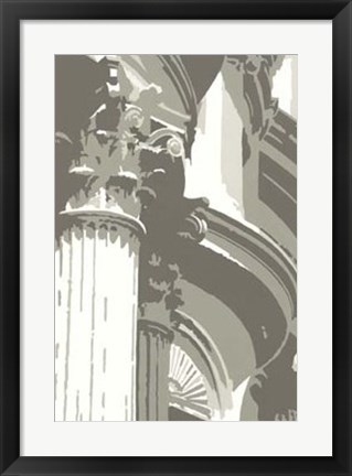 Framed Corinthian Order Print