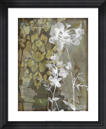 Framed Dusty Garden I Print