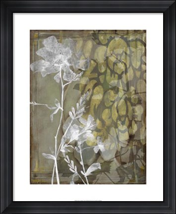 Framed Dusty Garden II Print