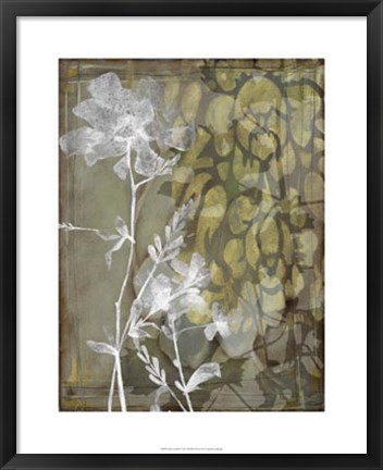 Framed Dusty Garden II Print