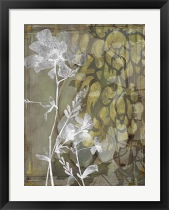 Framed Dusty Garden II Print