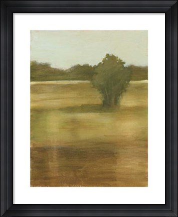 Framed Tranquil Meadow II Print