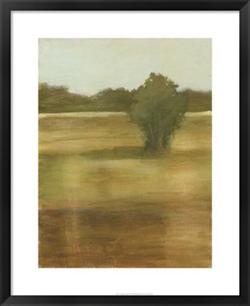 Framed Tranquil Meadow II Print