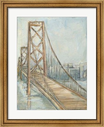 Framed Metropolitan Bridge I Print