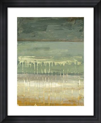 Framed Marine Abstract I Print