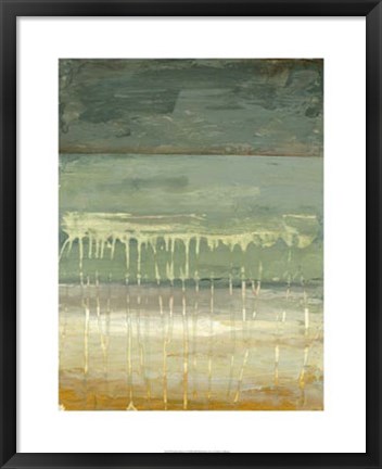 Framed Marine Abstract I Print