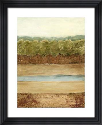 Framed Golden Meadow II Print